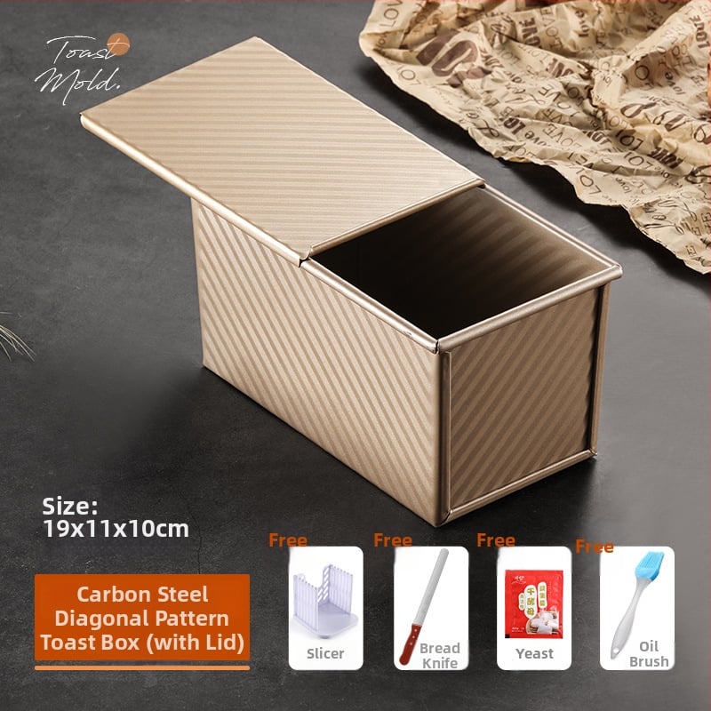Kalup za tost s poklopcem, pravokutni kalup za pečenje kruha i kolača, kućna upotreba