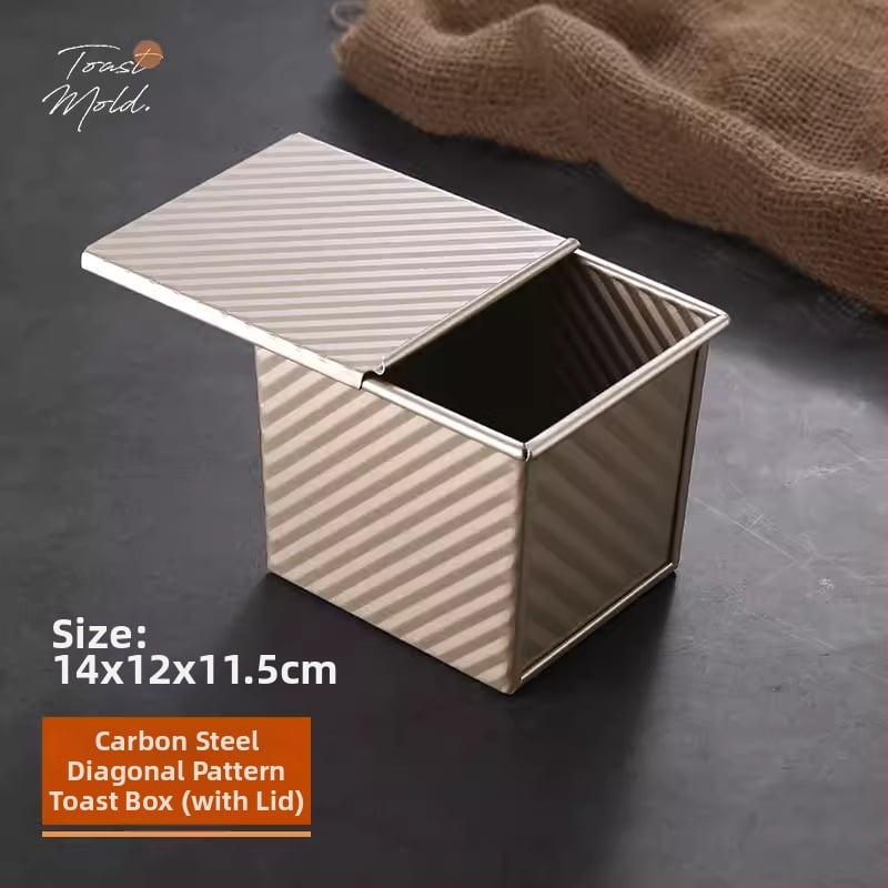 Kalup za tost s poklopcem, pravokutni kalup za pečenje kruha i kolača, kućna upotreba