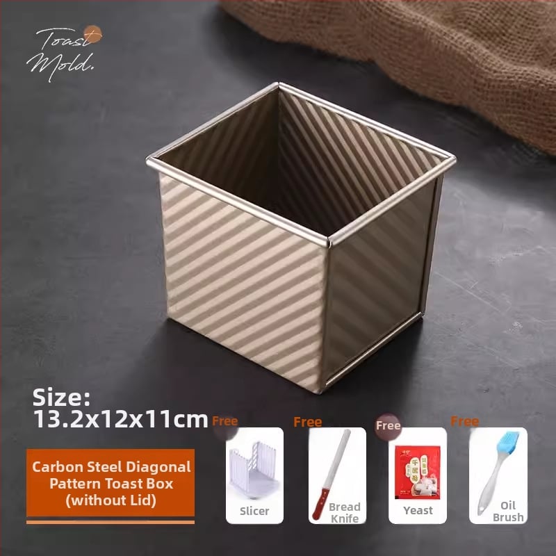Kalup za tost s poklopcem, pravokutni kalup za pečenje kruha i kolača, kućna upotreba