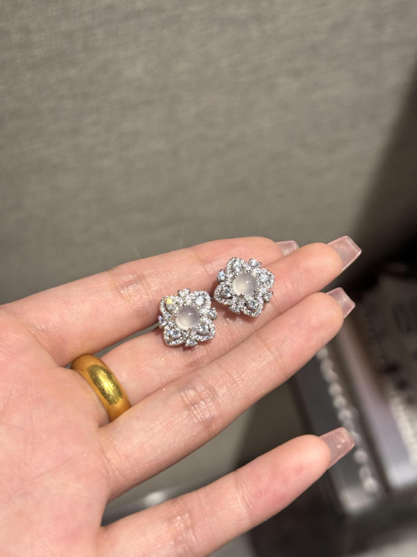 Cercei din cupru, electroplată, stil geometric, pentru femei, toamnă 2024