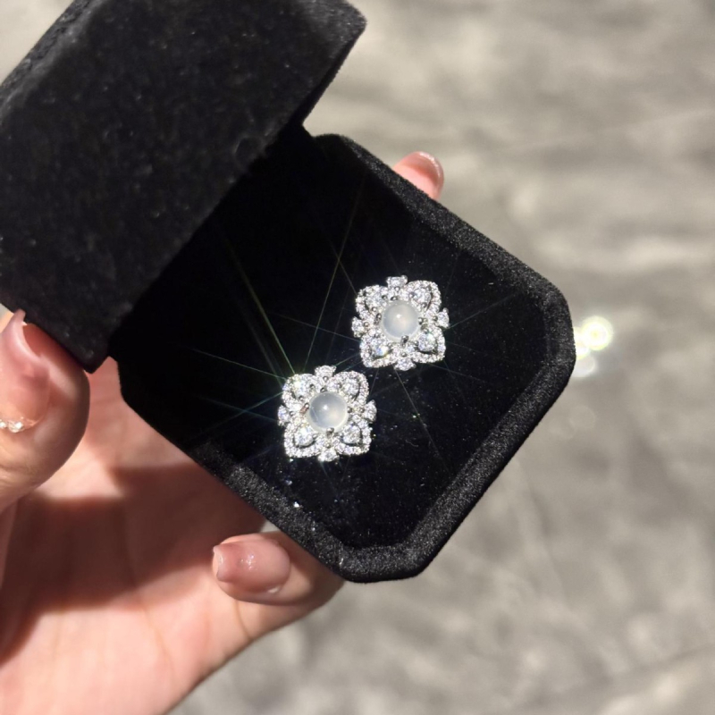 Cercei din cupru, electroplată, stil geometric, pentru femei, toamnă 2024