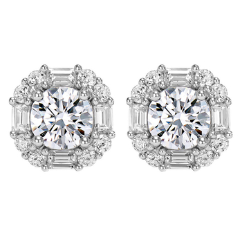 Naušnice Rock Candy Diamond Stud, S925 srebro, zlatno premazivanje, geometrijski oblik, visoke klase