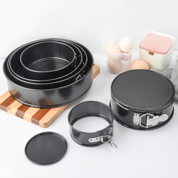 Kružni kalup za tortu s zaključnim dnom, od karbonskog čelika, s nelepljivim premazom