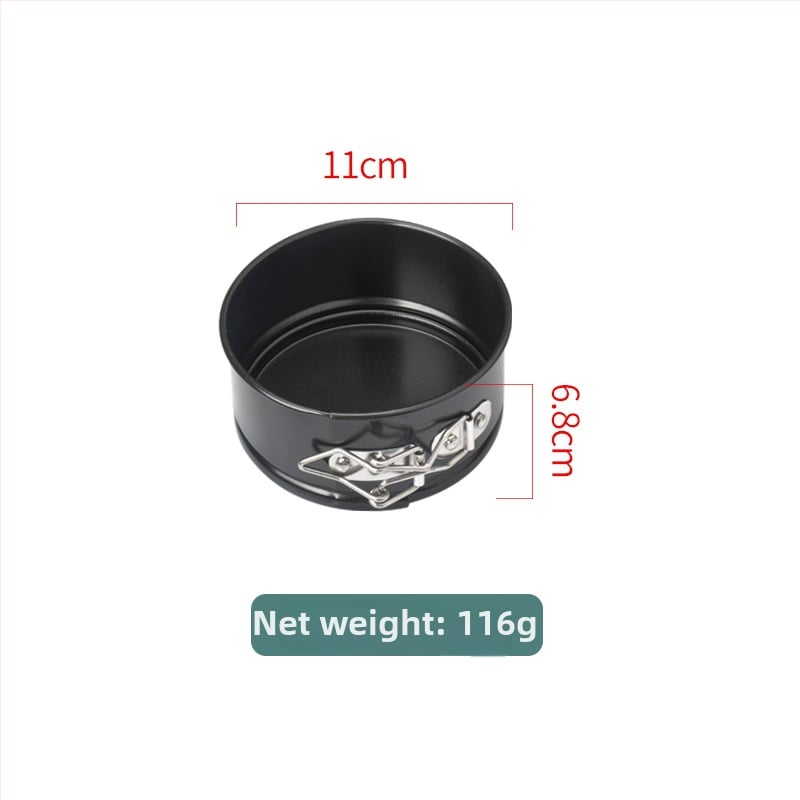 Kružni kalup za tortu s zaključnim dnom, od karbonskog čelika, s nelepljivim premazom