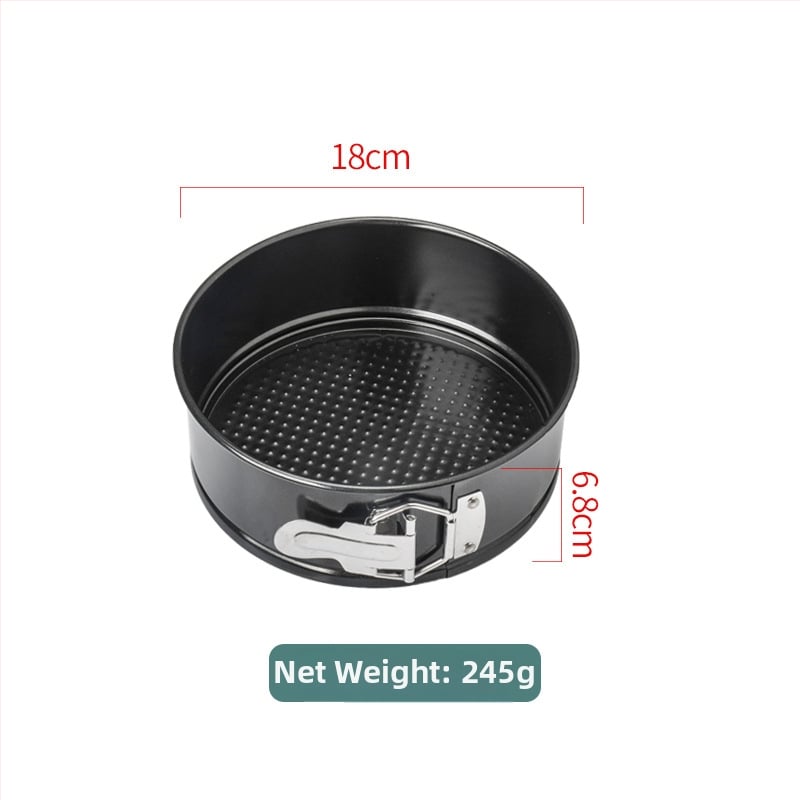 Kružni kalup za tortu s zaključnim dnom, od karbonskog čelika, s nelepljivim premazom