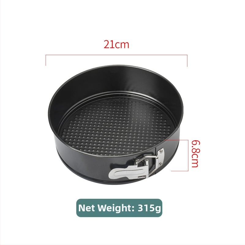 Kružni kalup za tortu s zaključnim dnom, od karbonskog čelika, s nelepljivim premazom