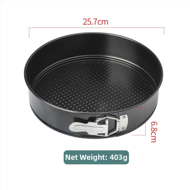 Kružni kalup za tortu s zaključnim dnom, od karbonskog čelika, s nelepljivim premazom