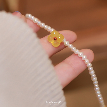 Connor Jewelry Brățară pentru femei cu mărgele de apă dulce, stil vintage, inspirație retro din literatură și artă