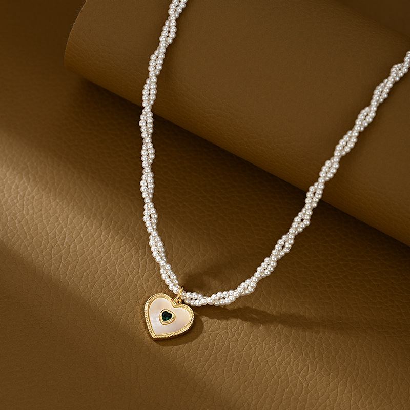 Youhan bakreni ogrlica, geometrijski oblik, lančić u obliku vodnog vala, proljeće 2025