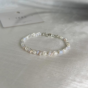 Narukvica s geometrijskim dizajnom, miješani materijali, elektroplatiranje, unisex, vrhunske kvalitete