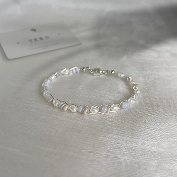 Narukvica s geometrijskim dizajnom, miješani materijali, elektroplatiranje, unisex, vrhunske kvalitete