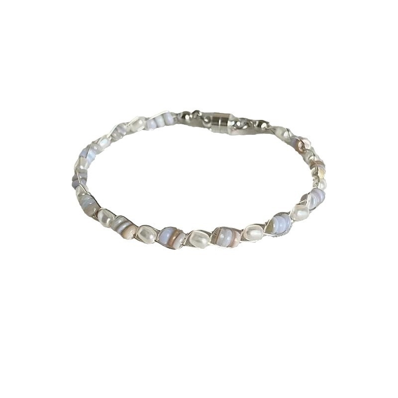 Narukvica s geometrijskim dizajnom, miješani materijali, elektroplatiranje, unisex, vrhunske kvalitete