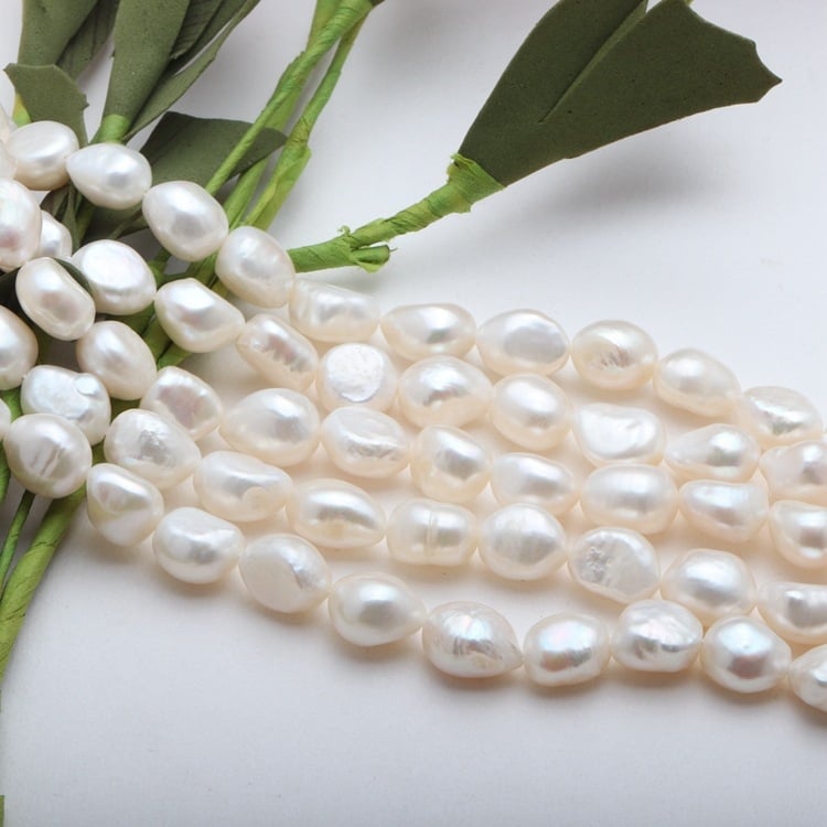Baroknog oblika slatkovodne biserne perle, 4–11 mm, prirodne, probušene kroz cijeli promjer, dvostrano sjajne, slobodne perle za DIY nakit