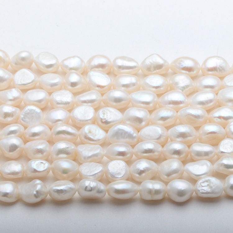 Baroknog oblika slatkovodne biserne perle, 4–11 mm, prirodne, probušene kroz cijeli promjer, dvostrano sjajne, slobodne perle za DIY nakit