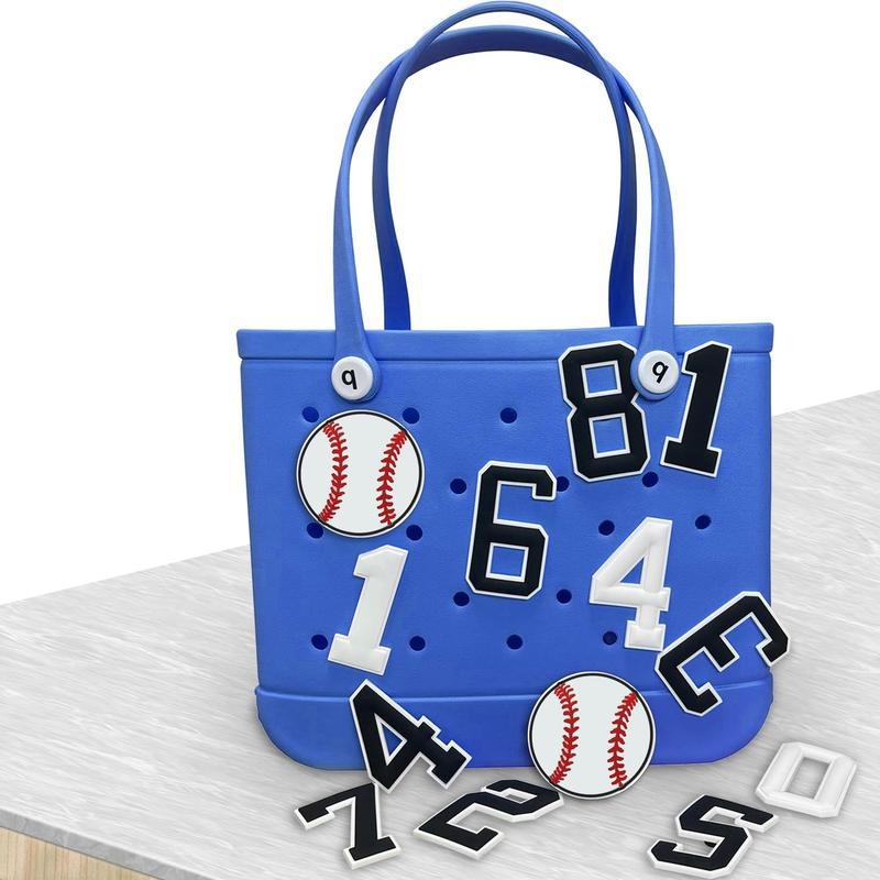 Rankinės pakabukai – 2 skaitmeniniai pakabukai iš ABS medžiagos, skirtų vidiniam įdėklui ir dekoravimui