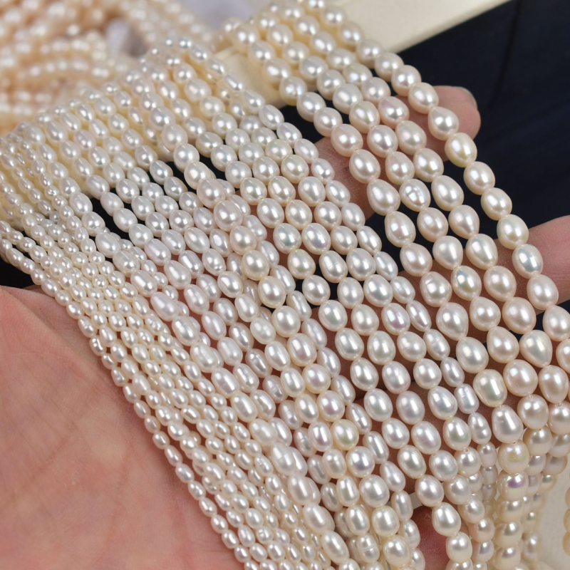 Prirodne slatkovodne bisere 2–5 mm, perle za ručno izrađeni nakit
