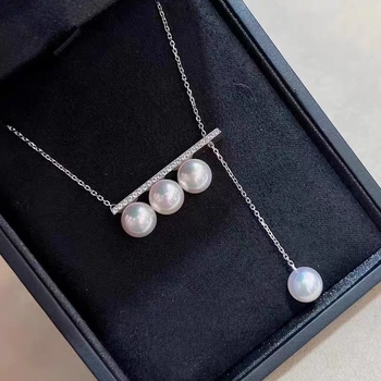 Pandantiv cu perlă de apă dulce, rotund, argint 925, finisaj periat