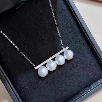 Pandantiv cu perlă de apă dulce, rotund, argint 925, finisaj periat