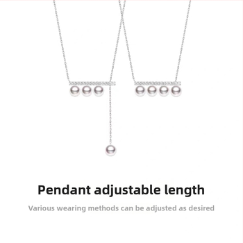 Pandantiv cu perlă de apă dulce, rotund, argint 925, finisaj periat