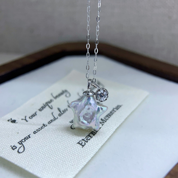 Pandantiv Baroc cu perlă de apă dulce, formă neregulată, argint 925, stil nișă casual