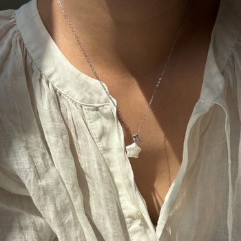 Pandantiv Baroc cu perlă de apă dulce, formă neregulată, argint 925, stil nișă casual