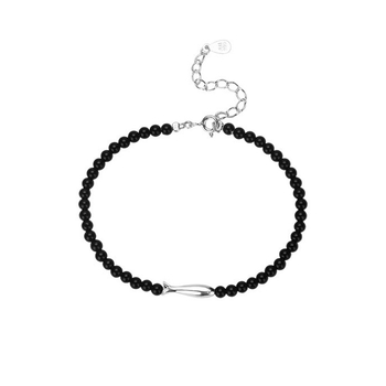 Brățară din argint pur S999, formă pește, stil chinezesc, simplă și elegantă, placare electroplată, Tianyin