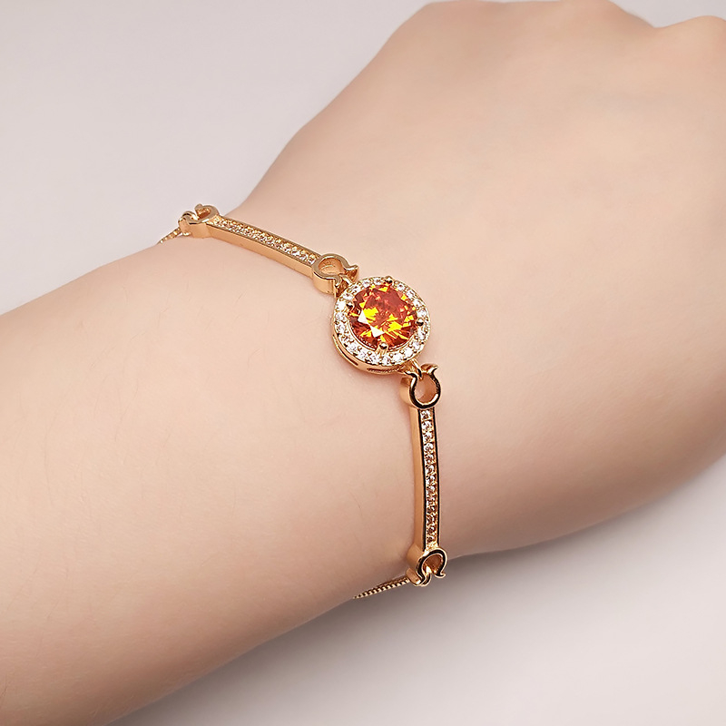 Bakrena narukvica s elektroplakiranjem, geometrijski dizajn, Meilong Xingheng Jewelry, za žene