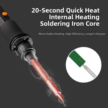 Elektriline jootekolv keramikakütteelemendiga, 220V, professionaalse tasemega, jootmiseks, desolderimiseks ja pirograafiale