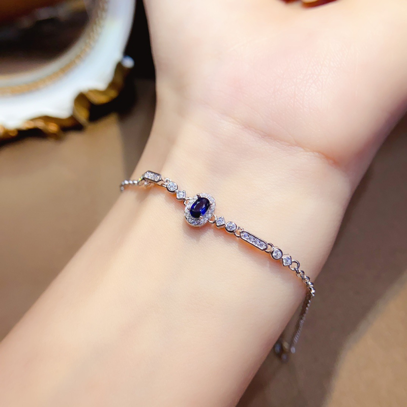 Brățară din argint 925, placare electrolitică, brand Mr. cheng, stil feminin proaspăt și dulce, origine Lianyungang