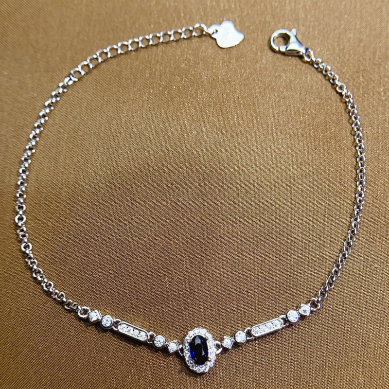 Brățară din argint 925, placare electrolitică, brand Mr. cheng, stil feminin proaspăt și dulce, origine Lianyungang