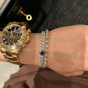 Brățară cu motive de inimă și geometrice, argint 925, placare electrochimică, unisex, design original