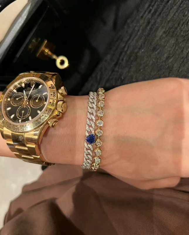 Brățară cu motive de inimă și geometrice, argint 925, placare electrochimică, unisex, design original