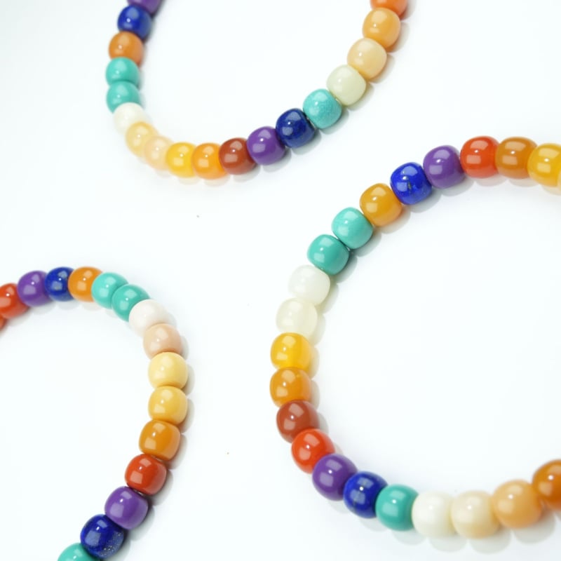 Jinwateryu márkájú lazurit gyöngyös karkötő, friss és édes stílus, romb alakú gyöngyök, ideális ajándék évfordulóra