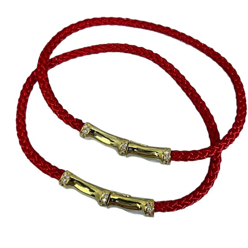 925-ös ezüstből készült bambusz csomó karkötő cirkón bevésésekkel nőknek | 925 ezüst, precíz kidolgozás, Obi Jewelry Factory