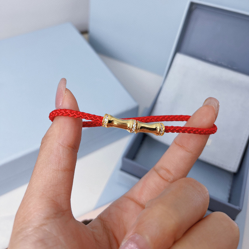 925-ös ezüstből készült bambusz csomó karkötő cirkón bevésésekkel nőknek | 925 ezüst, precíz kidolgozás, Obi Jewelry Factory