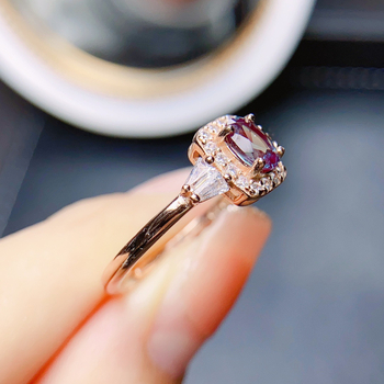 Δαχτυλίδι Αλεξανδρίτης σε ασήμι 925, χειροποίητο, σειρά Πολύχρωτοι Θησαυροί