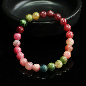 Brățară cu turmalină Ai yu, design geometric, realizată manual, personalizabilă