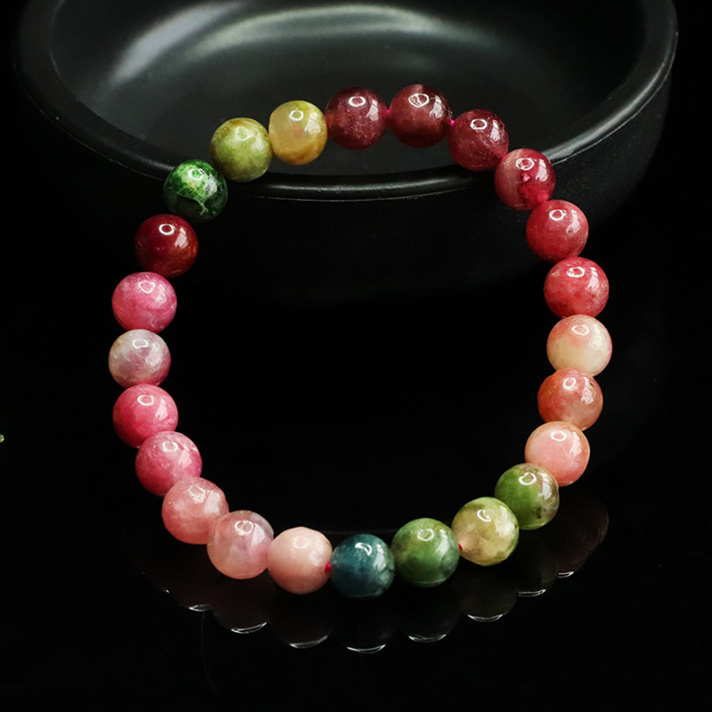 Brățară cu turmalină Ai yu, design geometric, realizată manual, personalizabilă