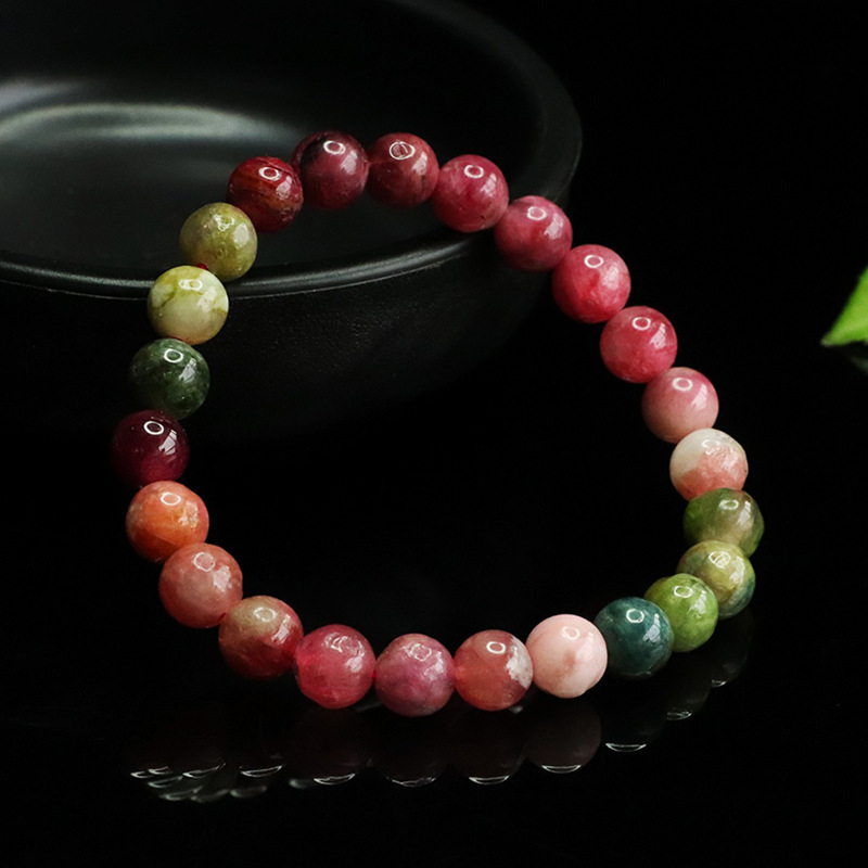 Brățară cu turmalină Ai yu, design geometric, realizată manual, personalizabilă