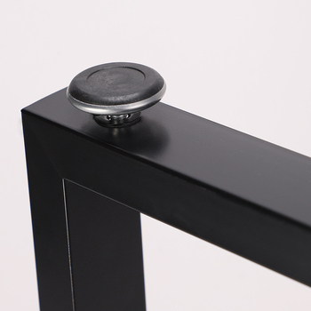 Železné nohy stola, barová výška dizajn, pre kancelárske a jedálenské stoly, model 002, zváraný náter striekanou farbou