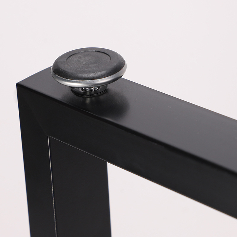 Železné nohy stola, barová výška dizajn, pre kancelárske a jedálenské stoly, model 002, zváraný náter striekanou farbou