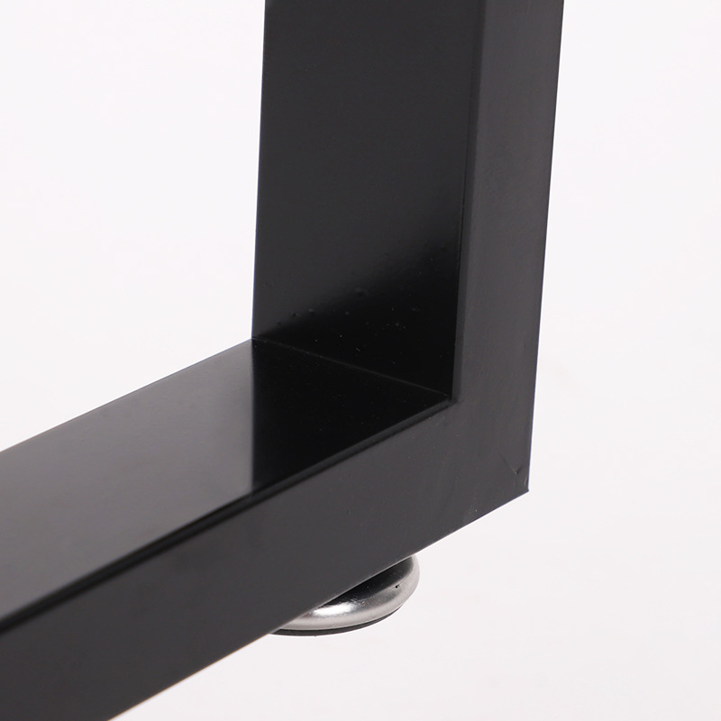 Železné nohy stola, barová výška dizajn, pre kancelárske a jedálenské stoly, model 002, zváraný náter striekanou farbou