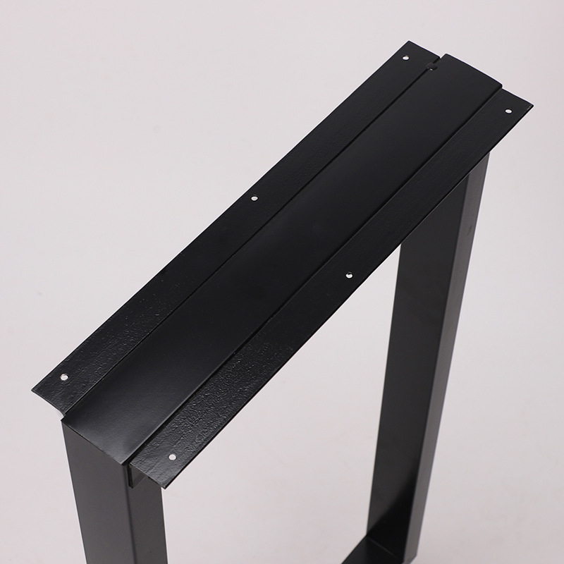 Železné nohy stola, barová výška dizajn, pre kancelárske a jedálenské stoly, model 002, zváraný náter striekanou farbou