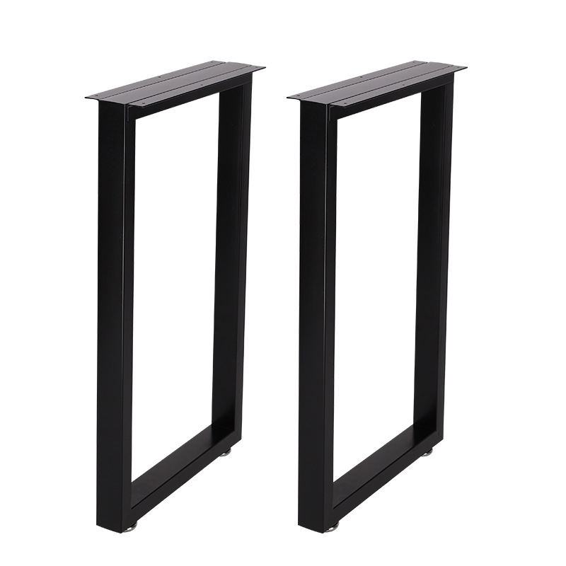 Železné nohy stola, barová výška dizajn, pre kancelárske a jedálenské stoly, model 002, zváraný náter striekanou farbou