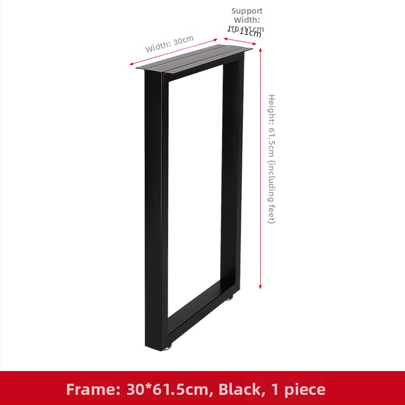 Železné nohy stola, barová výška dizajn, pre kancelárske a jedálenské stoly, model 002, zváraný náter striekanou farbou