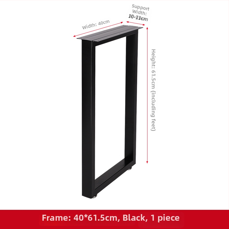 Železné nohy stola, barová výška dizajn, pre kancelárske a jedálenské stoly, model 002, zváraný náter striekanou farbou