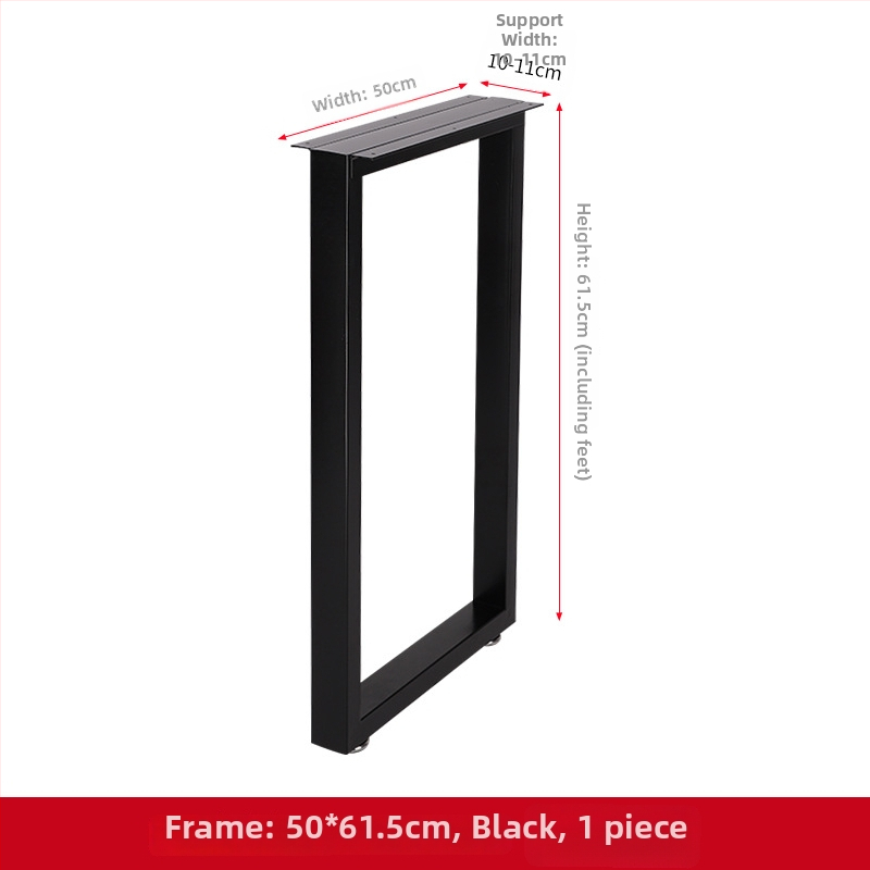 Železné nohy stola, barová výška dizajn, pre kancelárske a jedálenské stoly, model 002, zváraný náter striekanou farbou