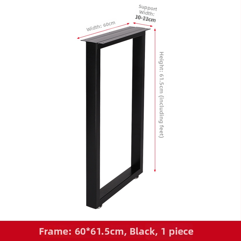 Železné nohy stola, barová výška dizajn, pre kancelárske a jedálenské stoly, model 002, zváraný náter striekanou farbou