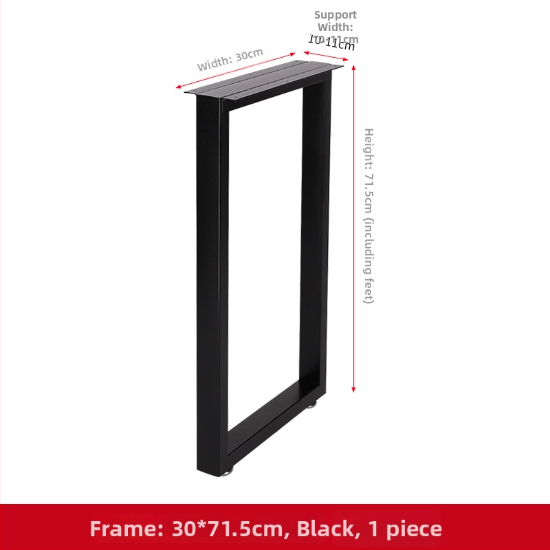 Železné nohy stola, barová výška dizajn, pre kancelárske a jedálenské stoly, model 002, zváraný náter striekanou farbou