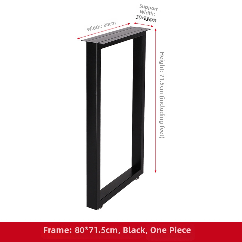 Železné nohy stola, barová výška dizajn, pre kancelárske a jedálenské stoly, model 002, zváraný náter striekanou farbou